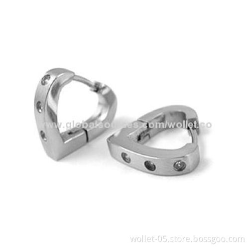 316L Stainless Steel Earrings with Magnet, Decorated with Screw, OEM or ODM Orders Accepted